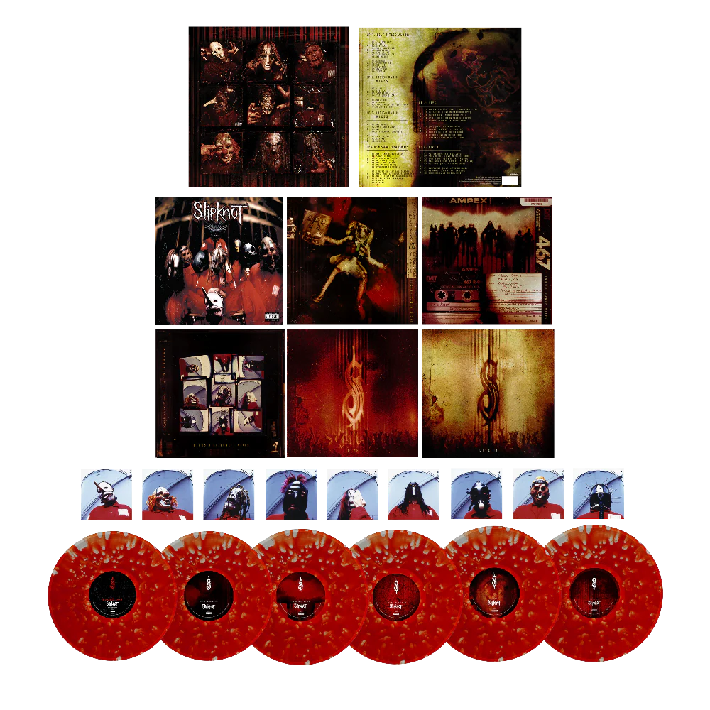 Slipknot 6LP (25th Anniversary Blood Splatter Box Set)