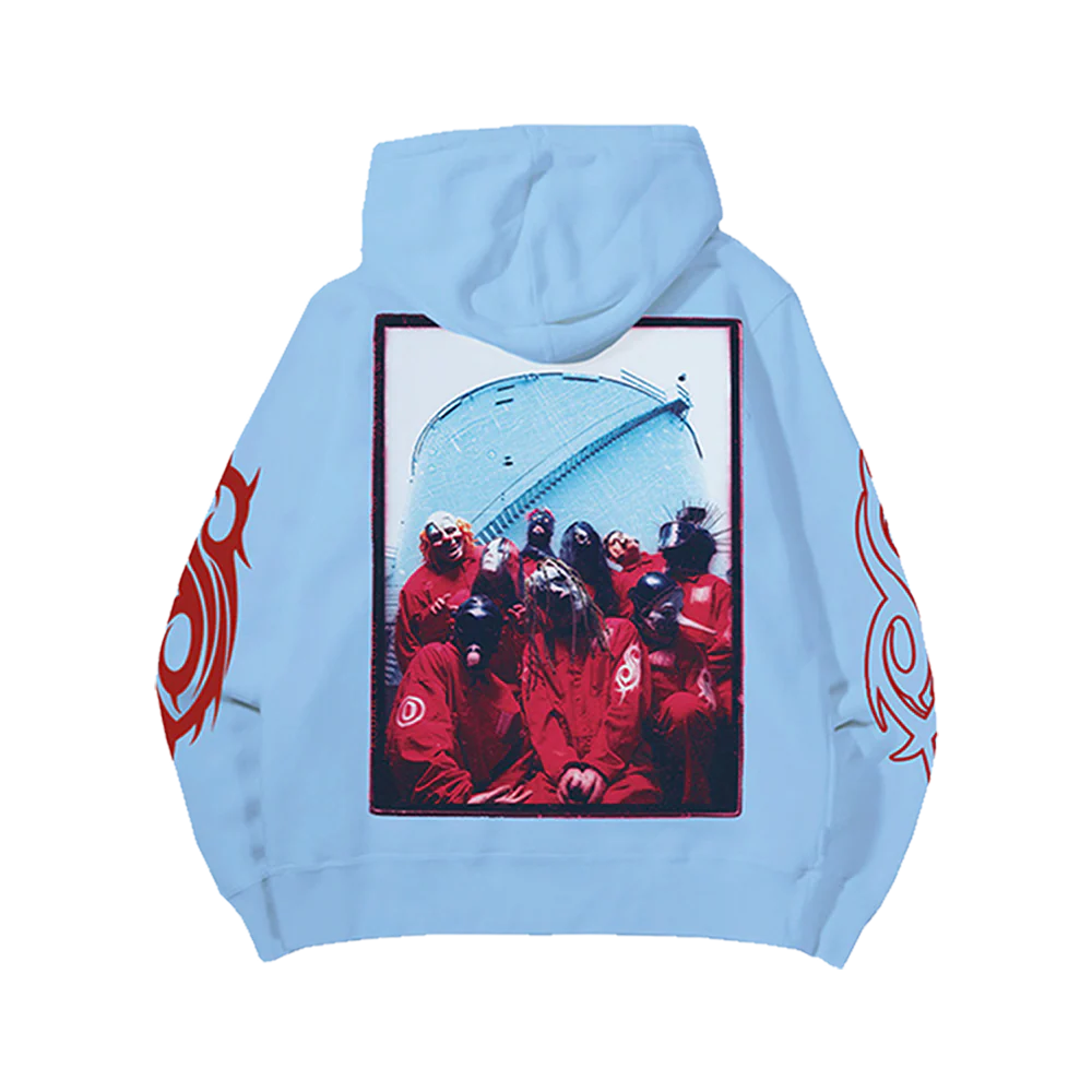 Slipknot Photo Blue Hoodie