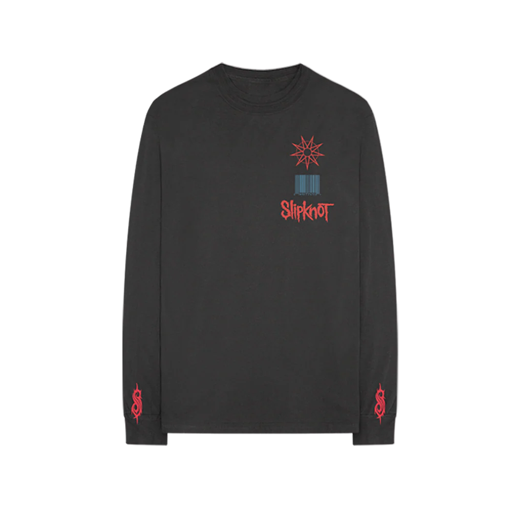 Embroidered/Puff Print Long Sleeve