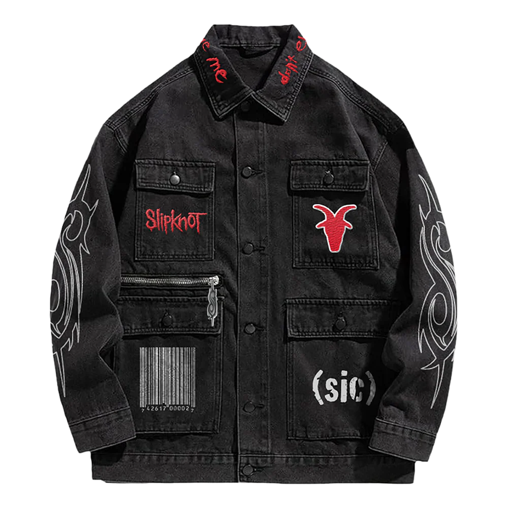 Don’t Ever Judge Me Cargo Jean Jacket