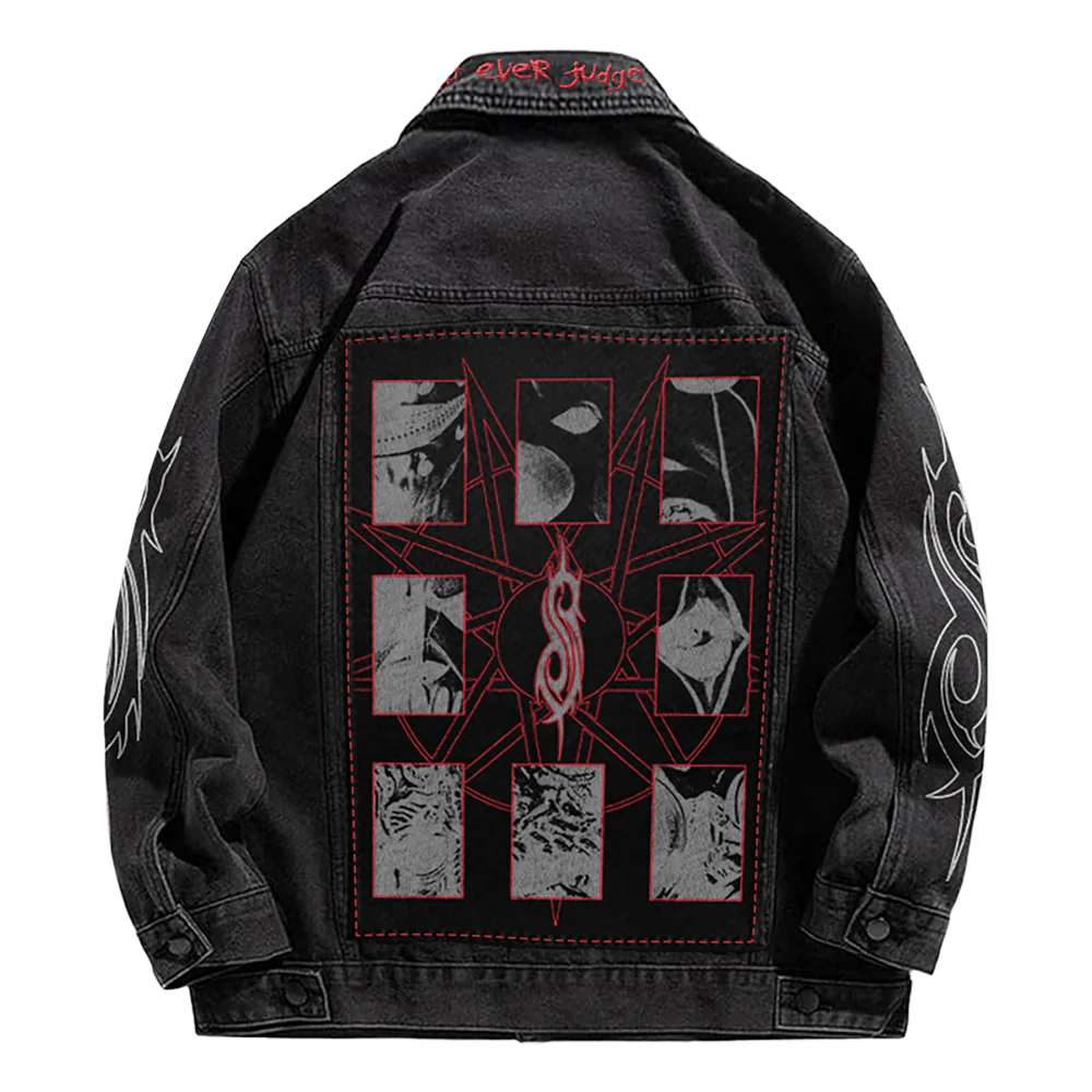Don’t Ever Judge Me Cargo Jean Jacket