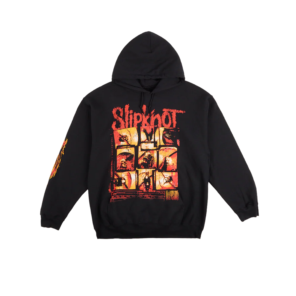 9 Square Pullover Hoodie (Black)