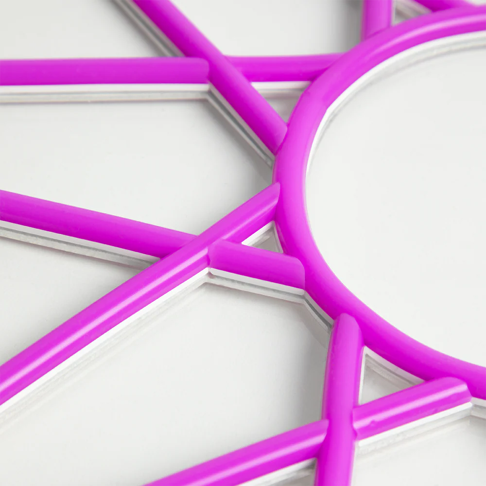 9 Point Purple LED Sign