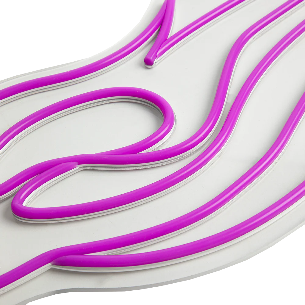 Tribal S Purple LED Sign