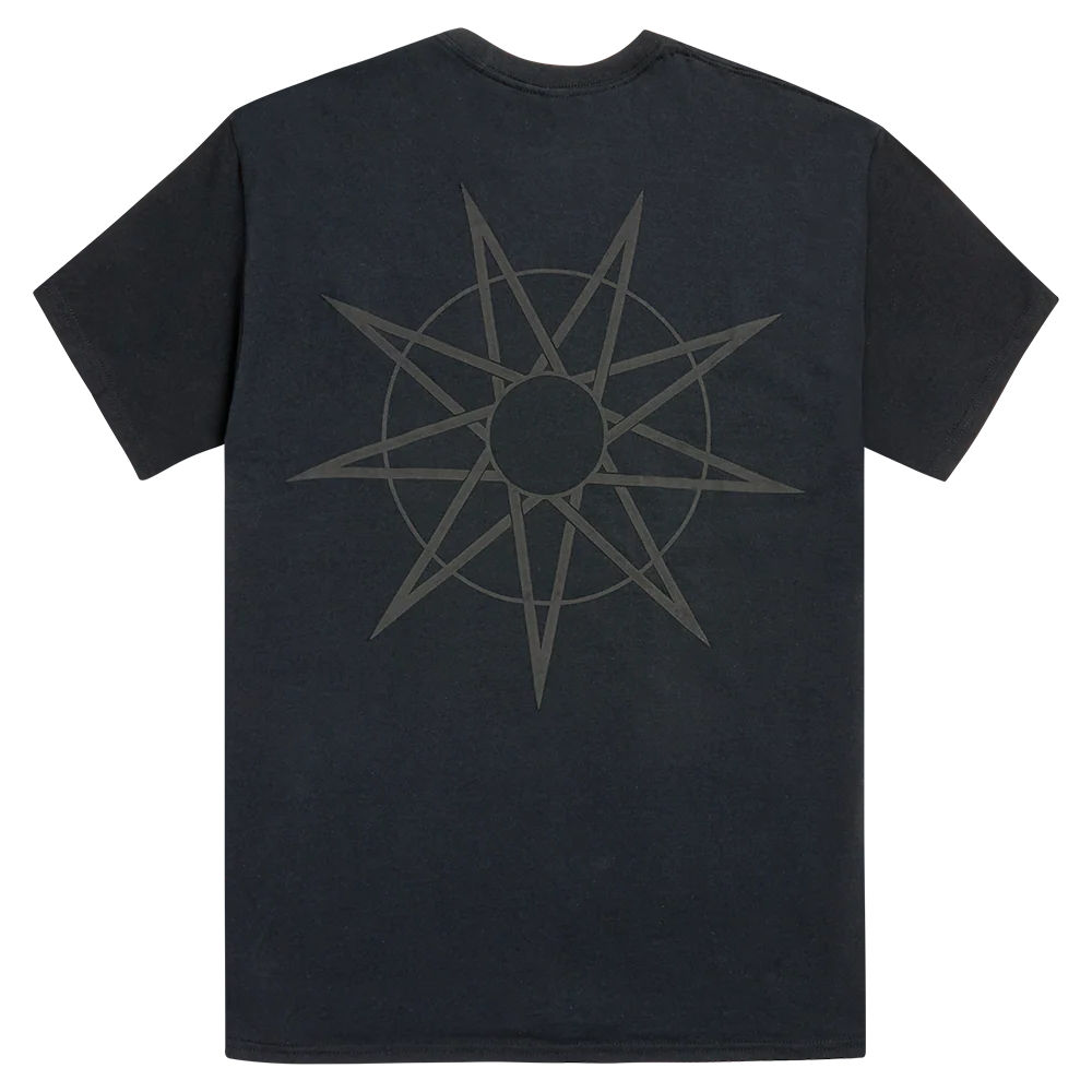 9 Point Star Black T-Shirt