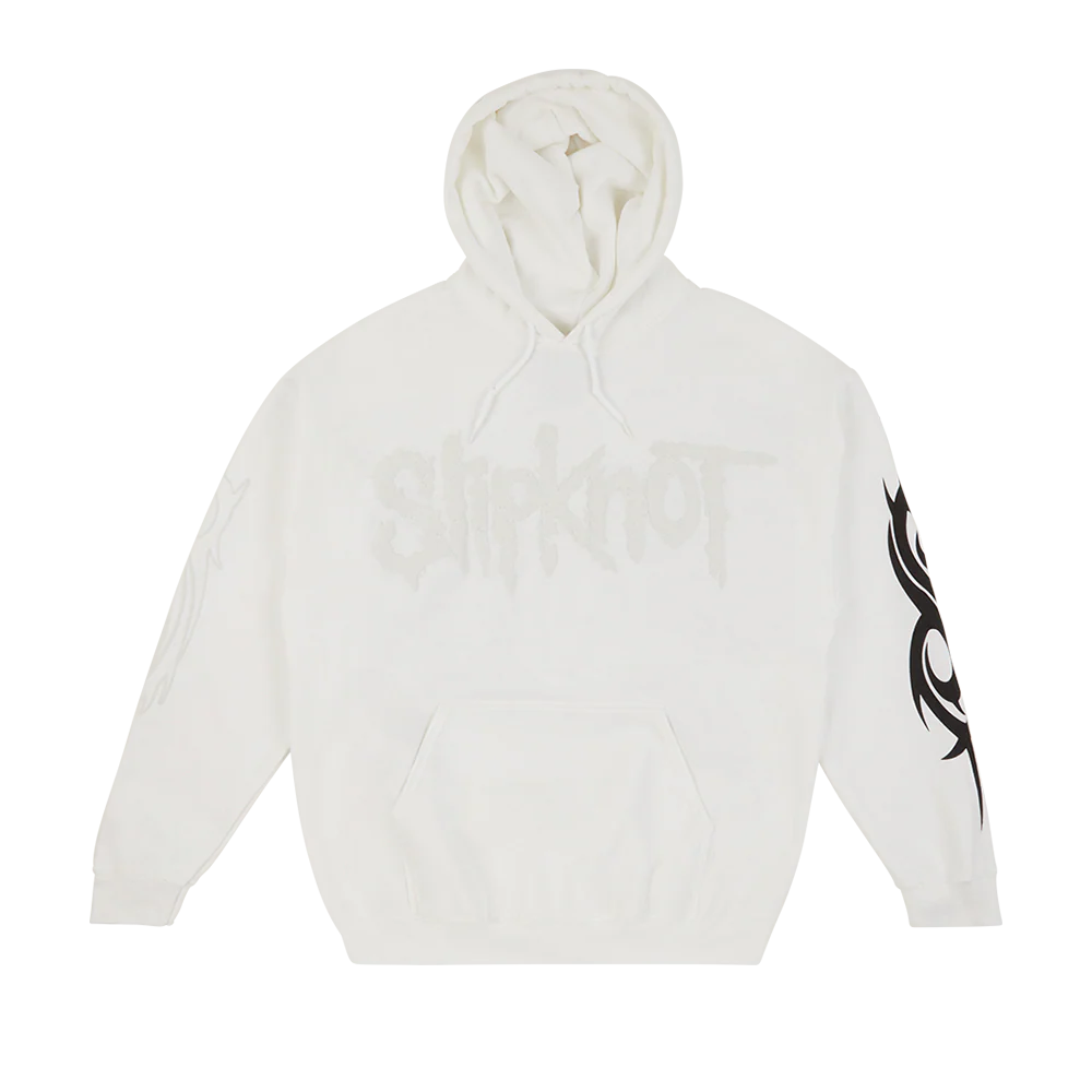 White Logo Hoodie