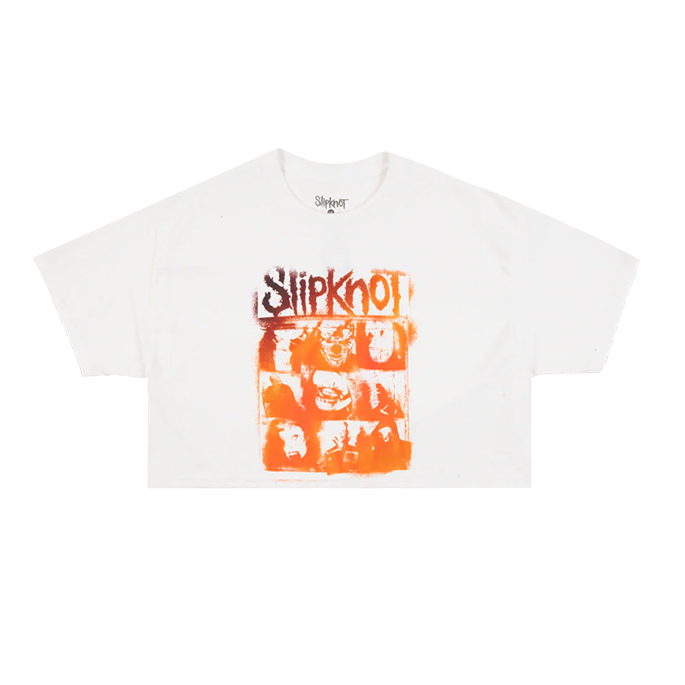 The End, So Far Mask Grid Crop T-Shirt
