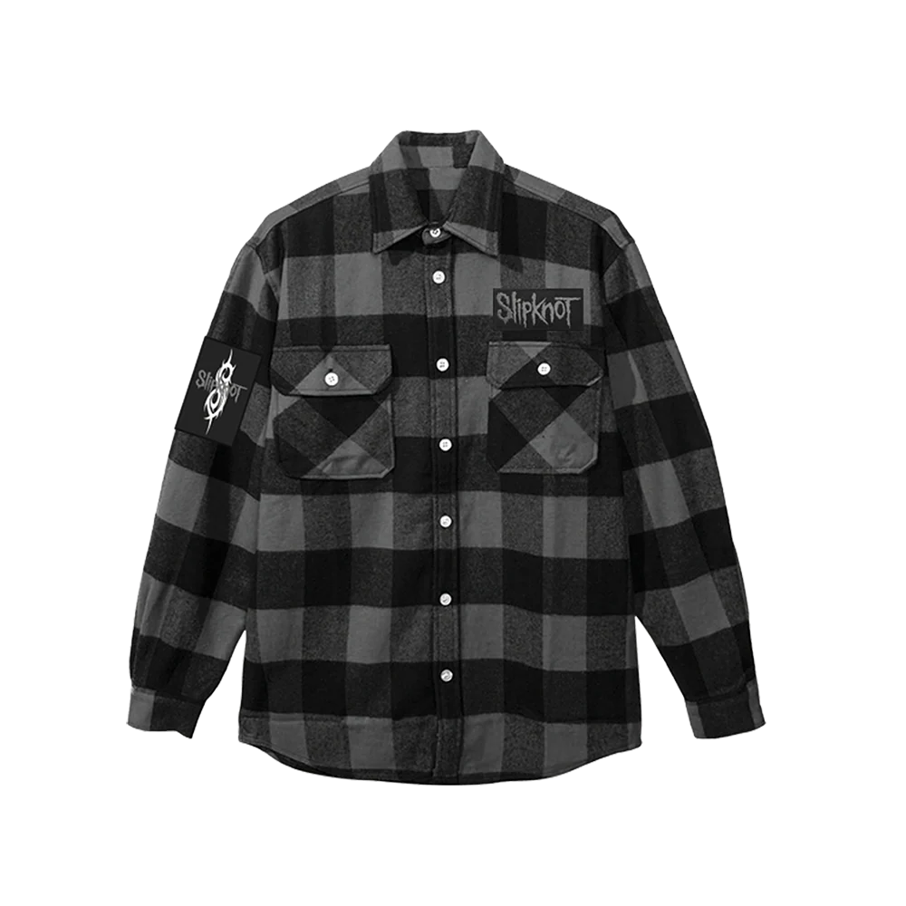 Gray Logo Flannel