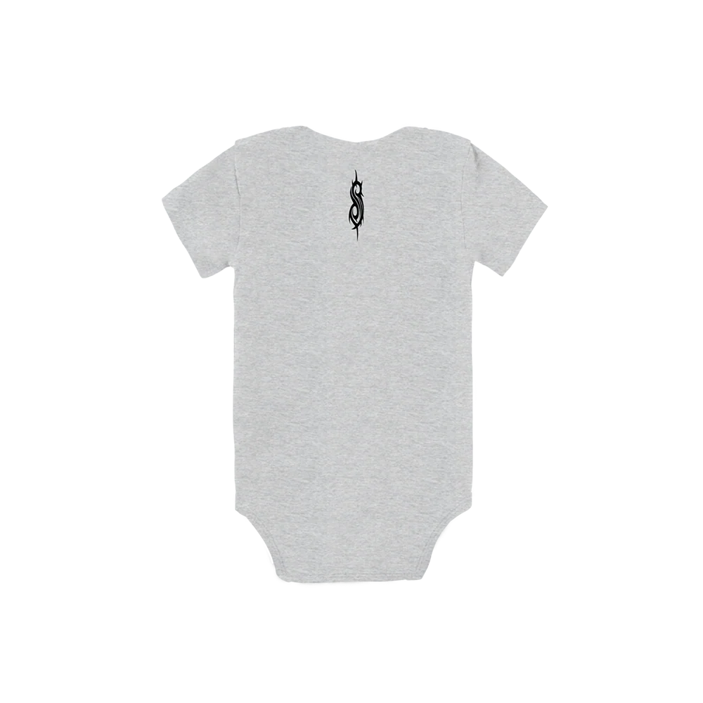 Splatter Logo Gray Onesie