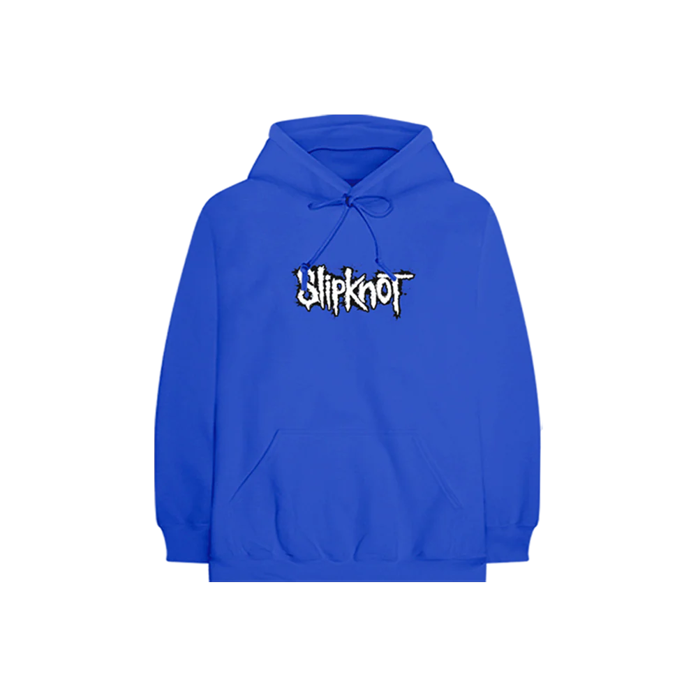 Splatter Logo Blue Kids Hoodie