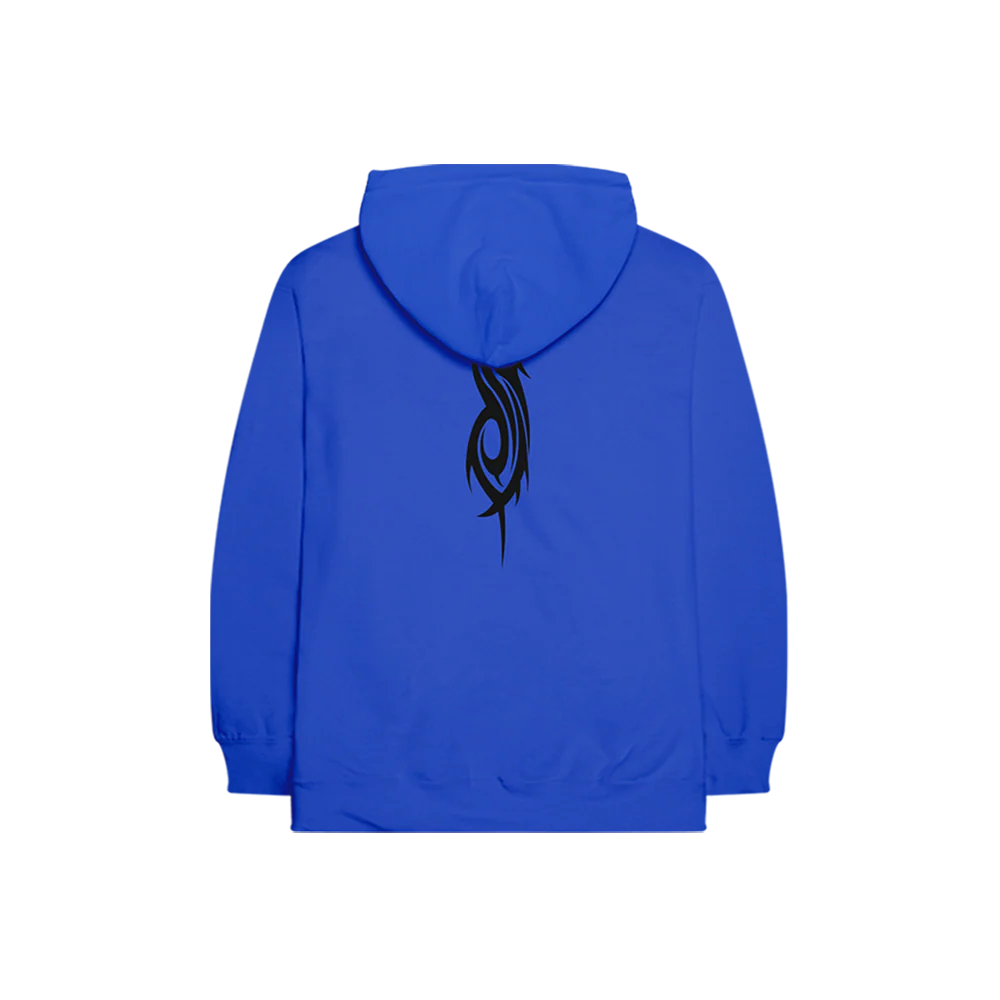 Splatter Logo Blue Kids Hoodie