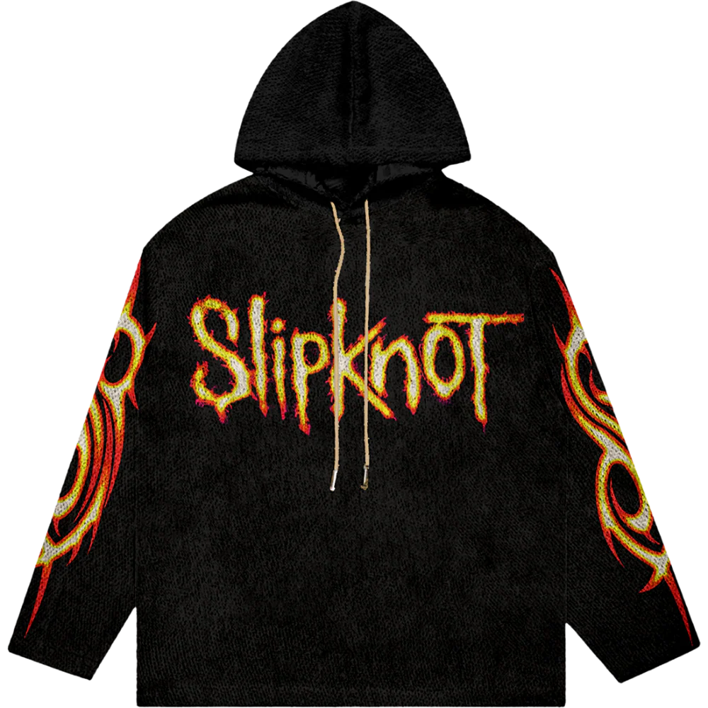 9 Square Woven Pullover Hoodie