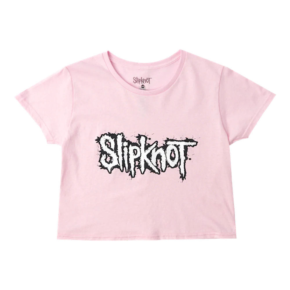 Pink Logo Crop T-Shirt