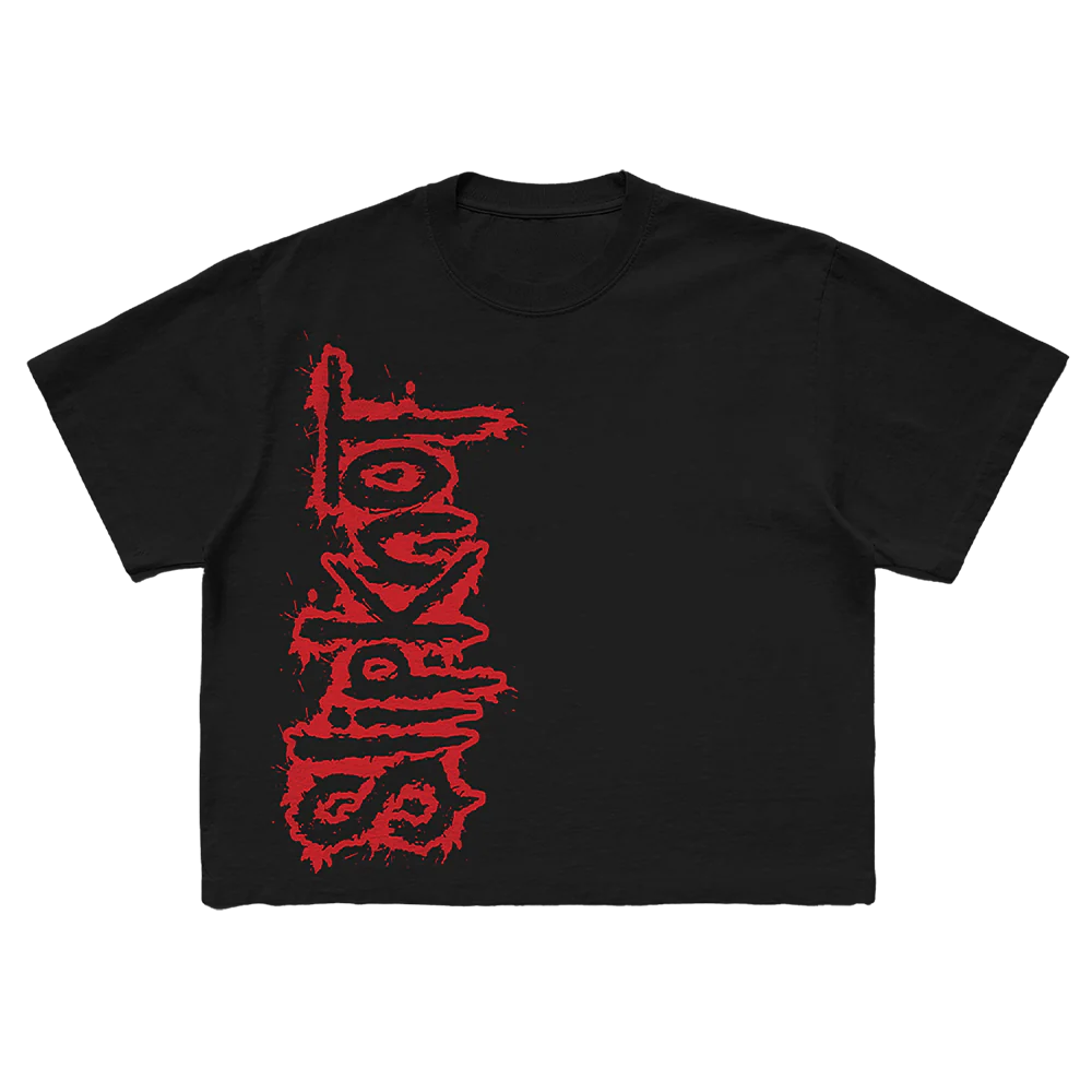 Logo + 9 Point Star Crop Top